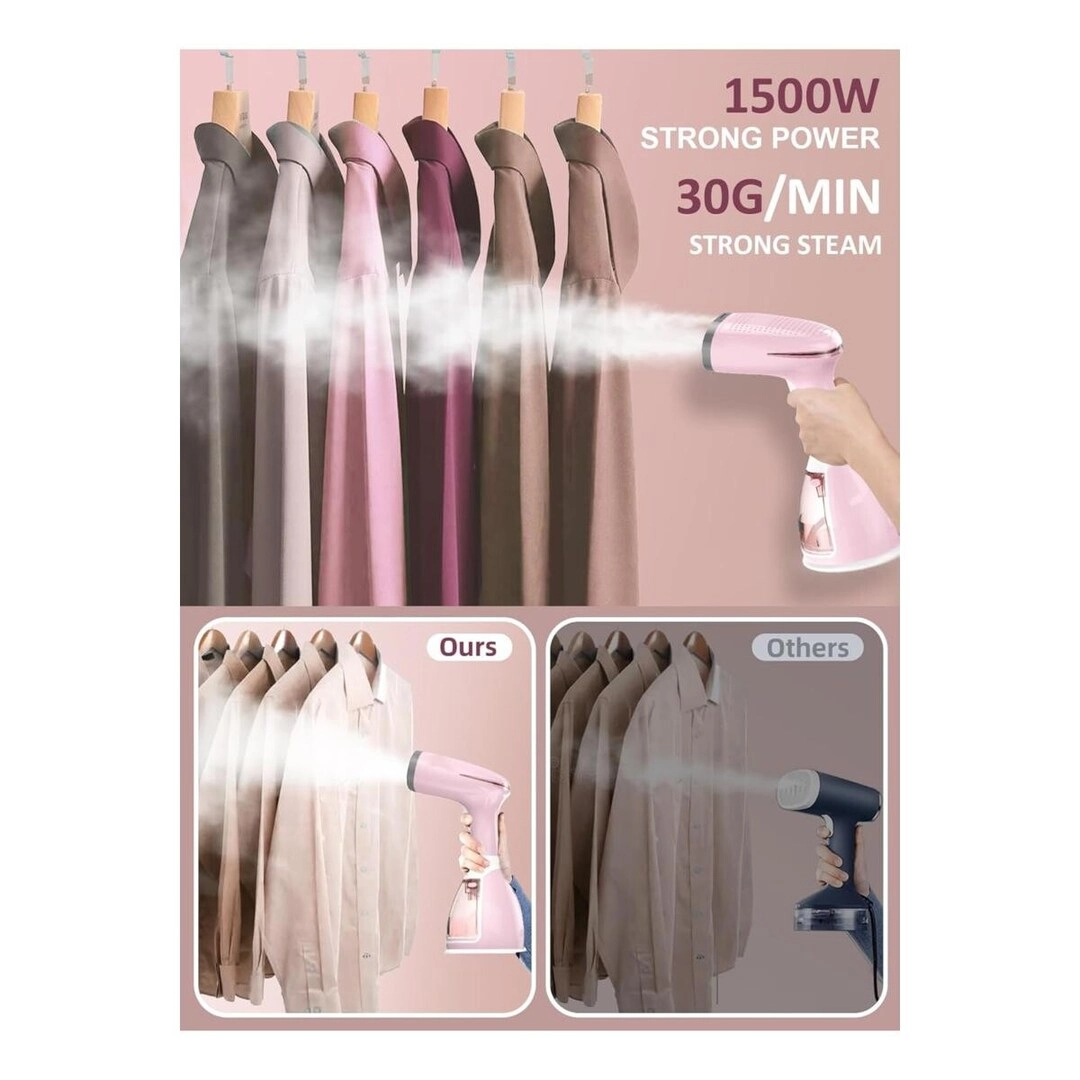 Garment Steamer - 1500W Portable Handheld Overheat Protection