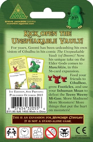 Munchkin Cthulhu 3 Unspeakable Vault