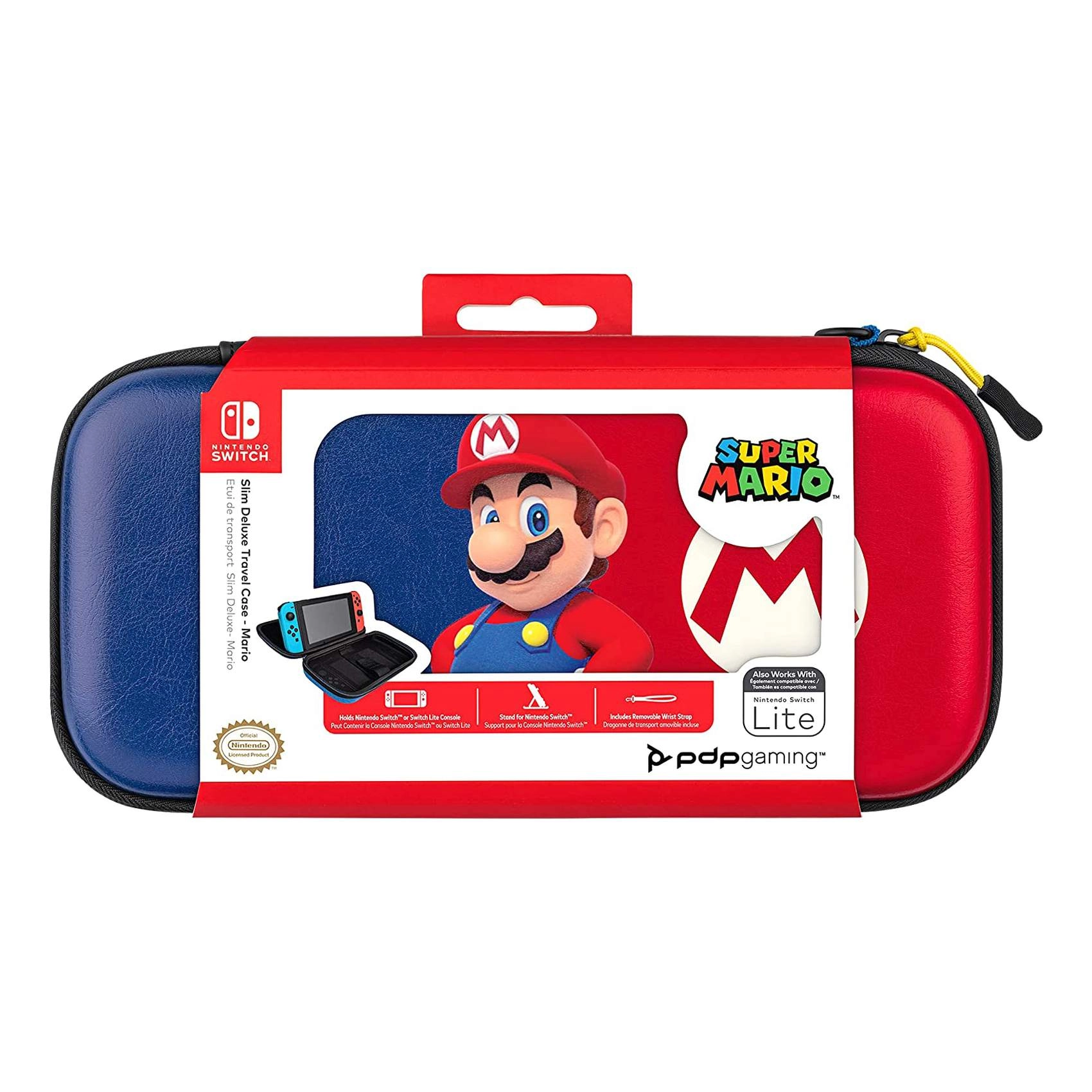 Slim Deluxe Mario Travel Case - Nintendo Switch Multicolour