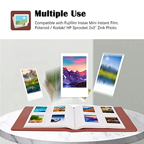 Instax Mini 256 Pockets Leather Photo Album