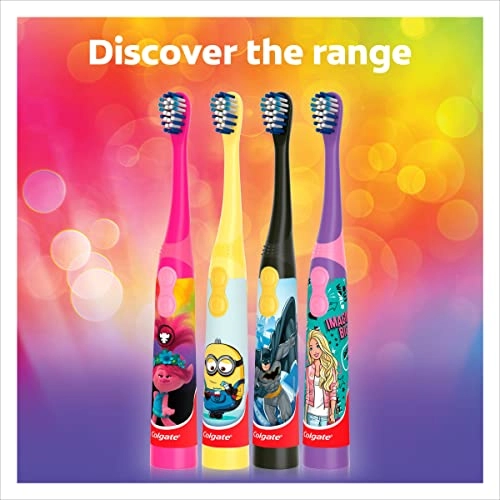 Kids Trolls Toothbrush - 3+ Years Extra Soft Battery