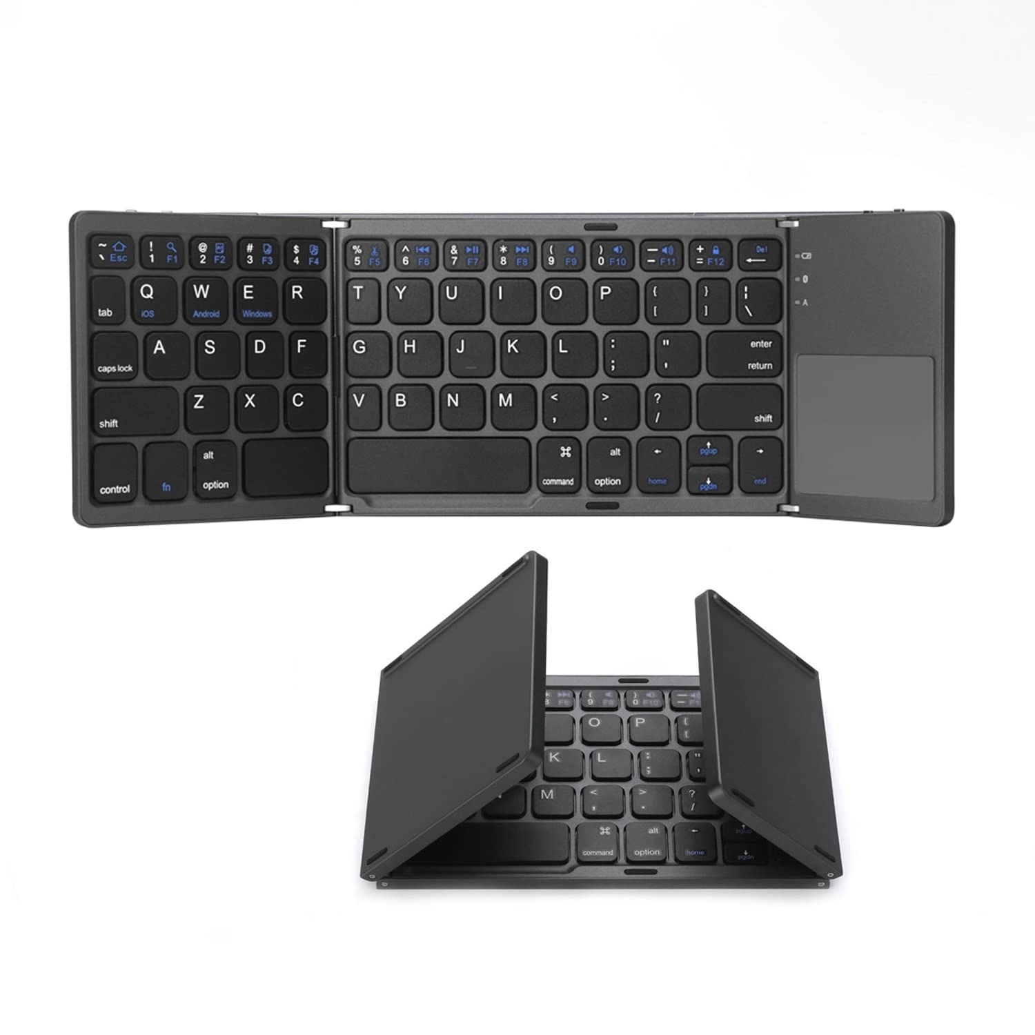 ZXCN Foldable Bluetooth Keyboard - US Wireless