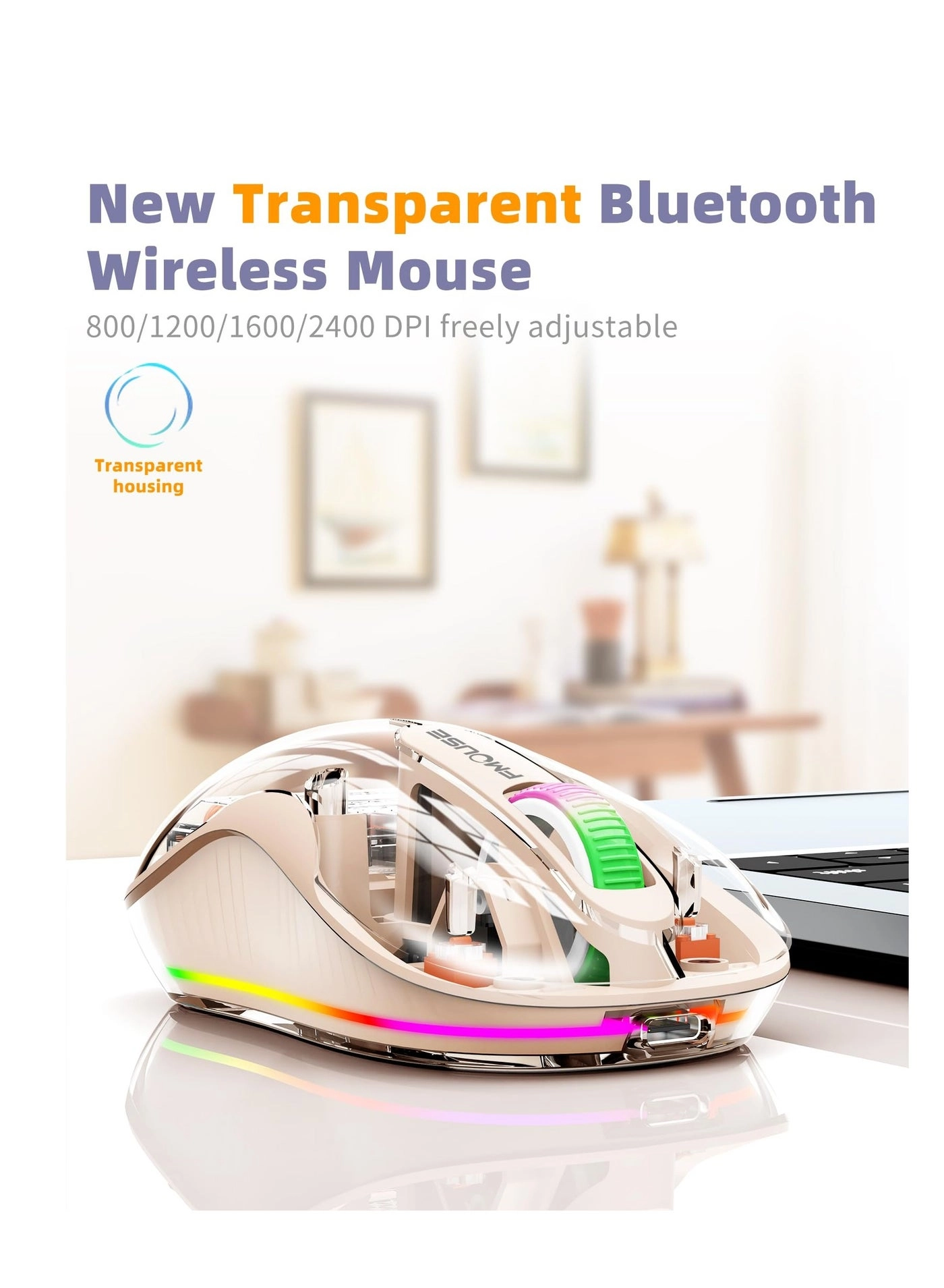 Transparent Mouse - Wireless