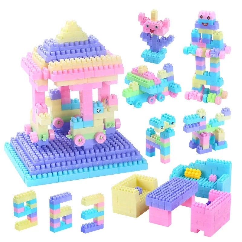 Bluejw WZ10001-10038 - 500G Small Particle Micro Bricks