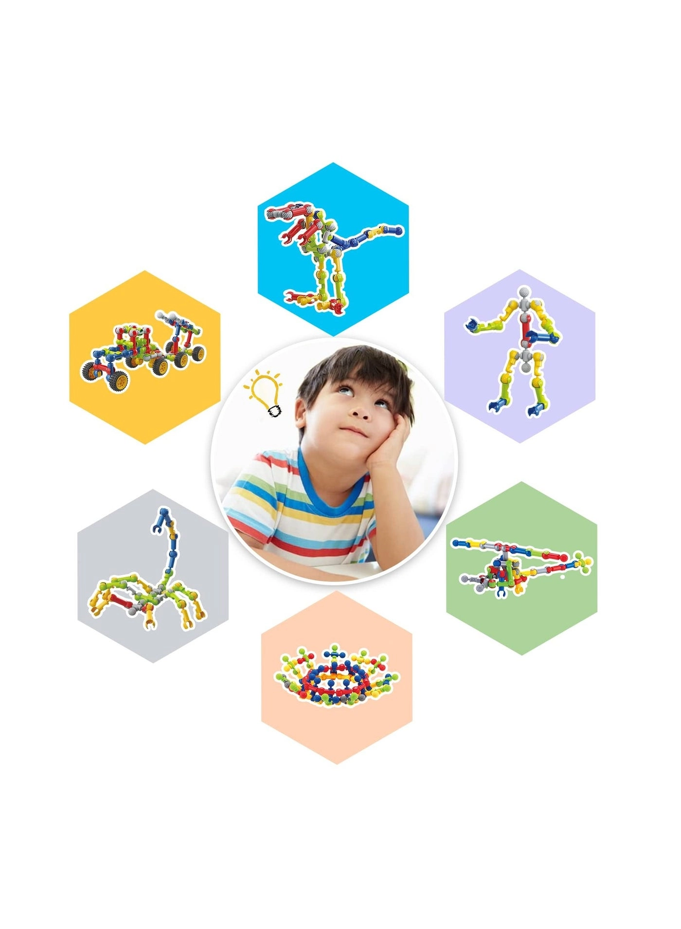 STEM Building Toys - 170 pcs