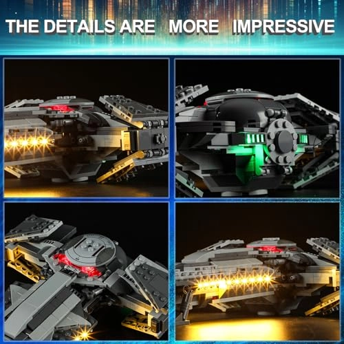 LED Light Kit for LEGO 75383 Star Wars Darth Maul'S Sith Infiltrator Set - Plastic Star Wars 1