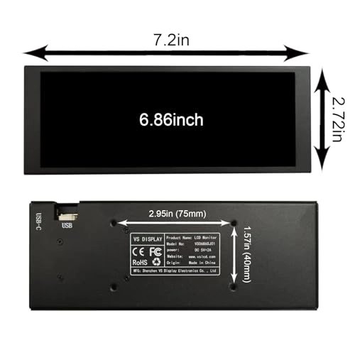 VS0686SJ01-B - 6.86 Inches 1280x480