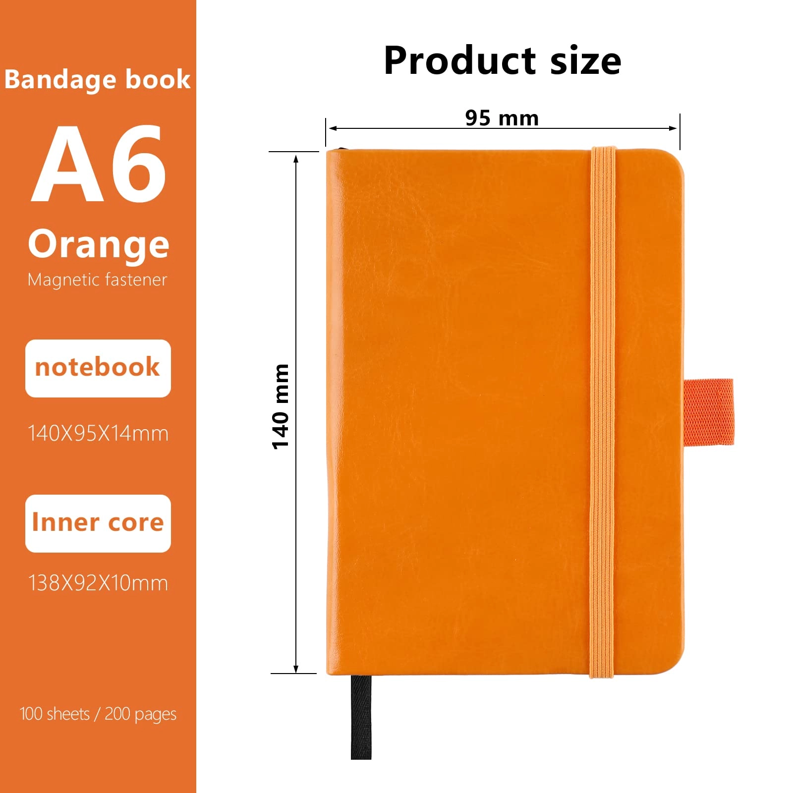 A6 Notebooks A6 Hardcover - Dotted 100 Sheets