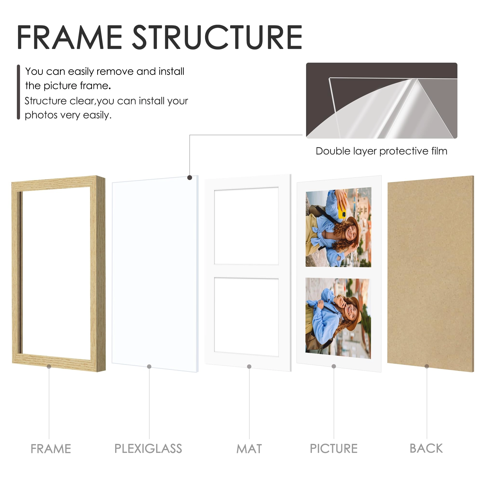 Double 5x7 Picture Frame