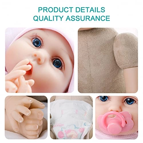 Reborn Baby Doll - 55cm 22" Vinyl Cotton Body