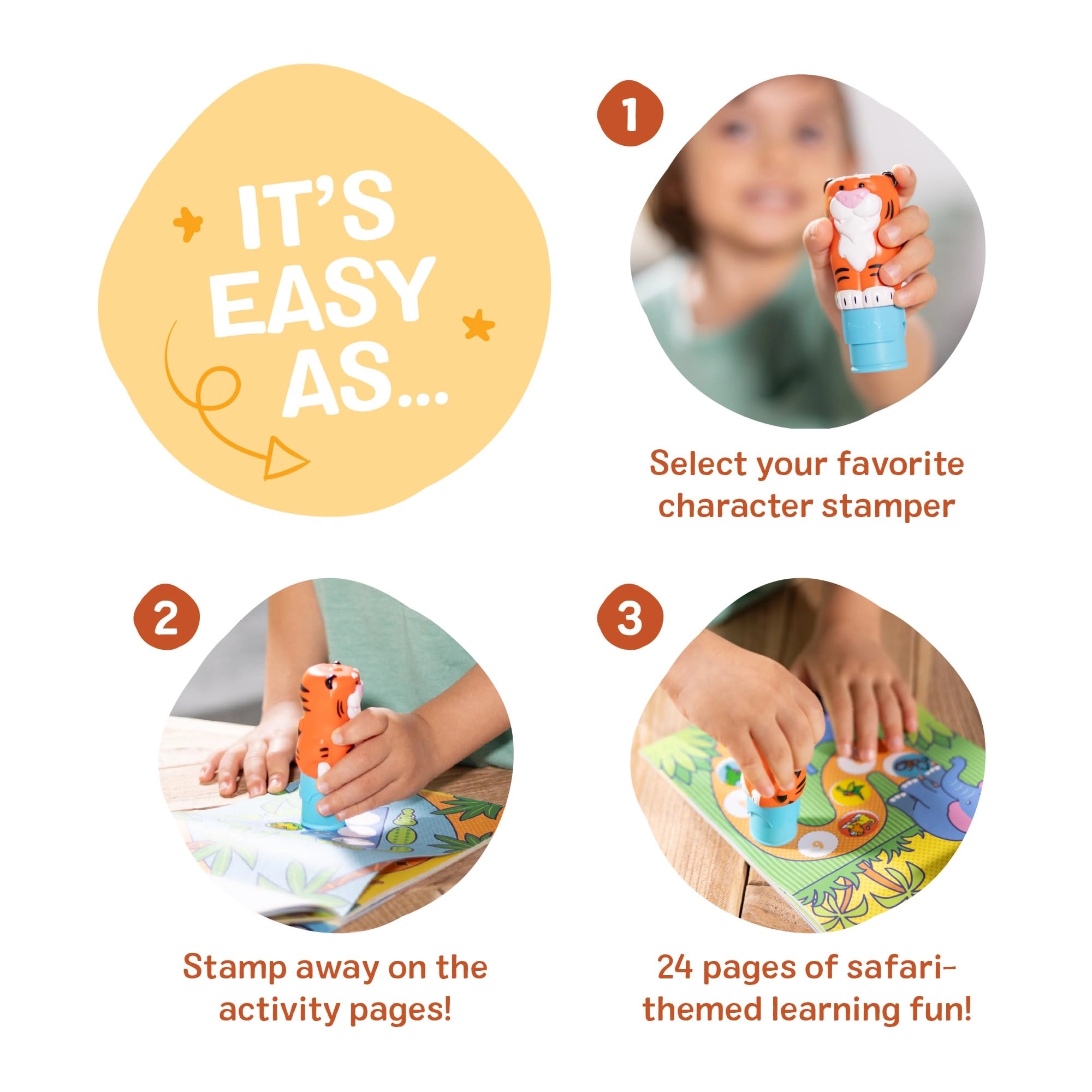 Sticker Wow! Stamper - Tiger + Mini Activity Pad - 24 pages