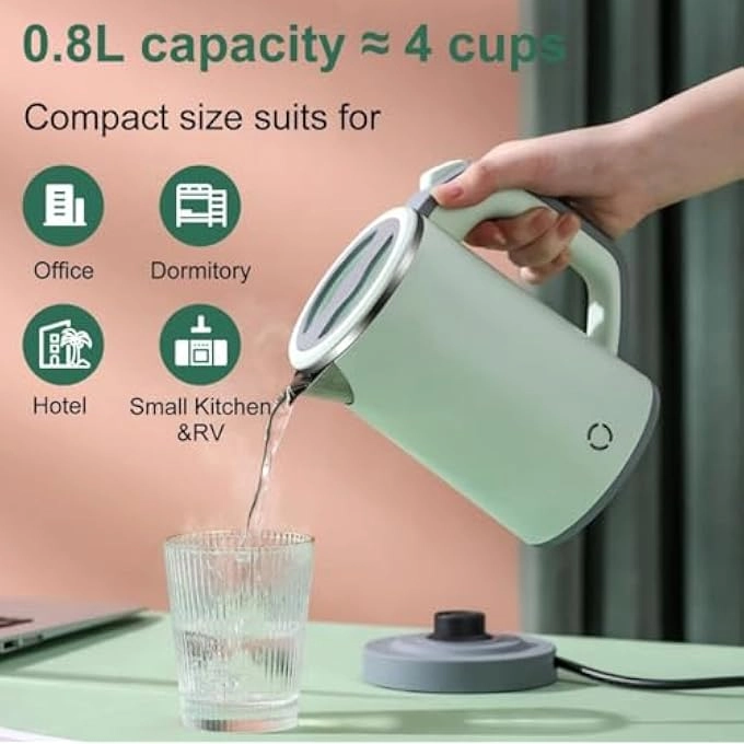 Small Double Wall Electric Kettle