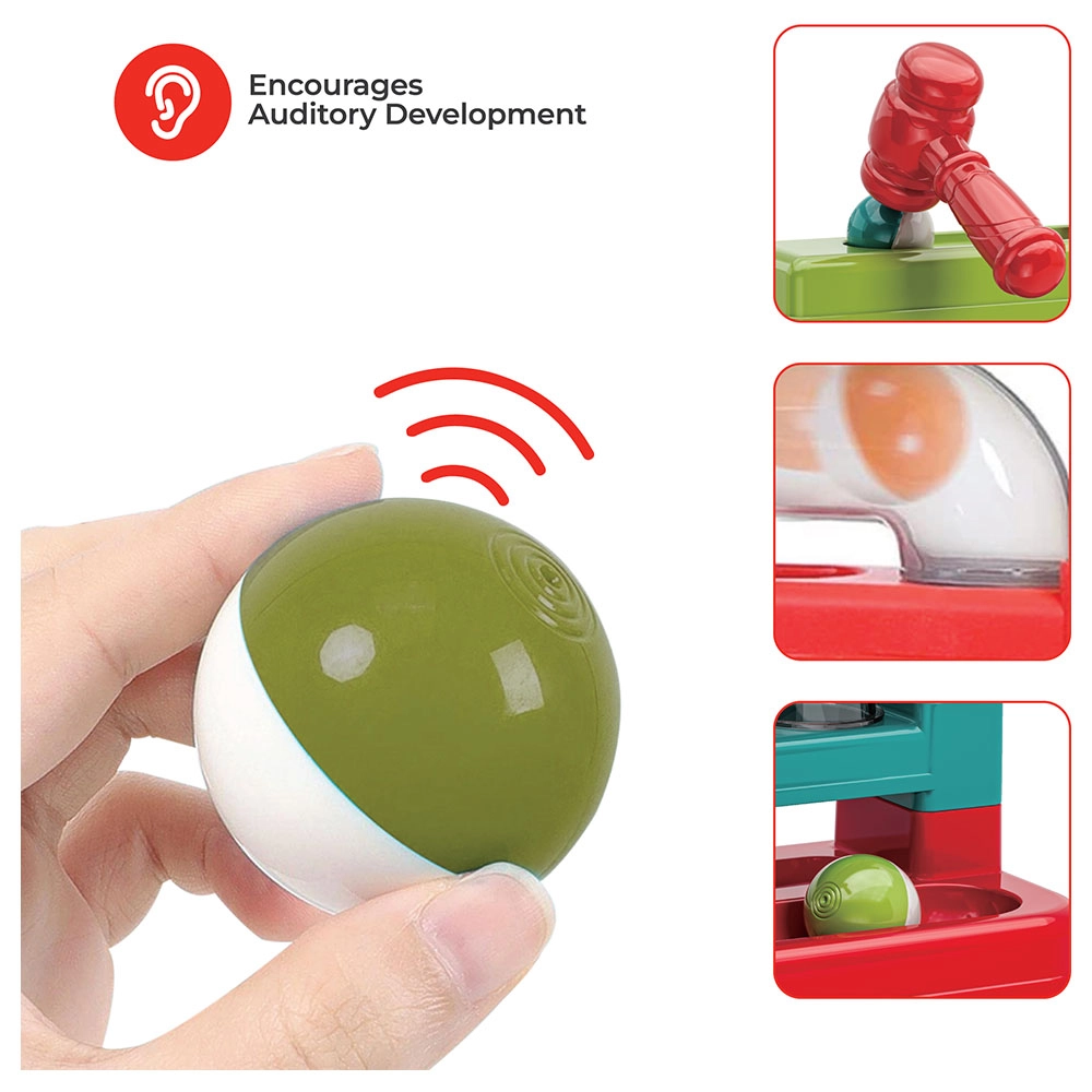 Smash & Roll Pound-A-Ball Toy - Suitable for 12 months & above BPA free materials