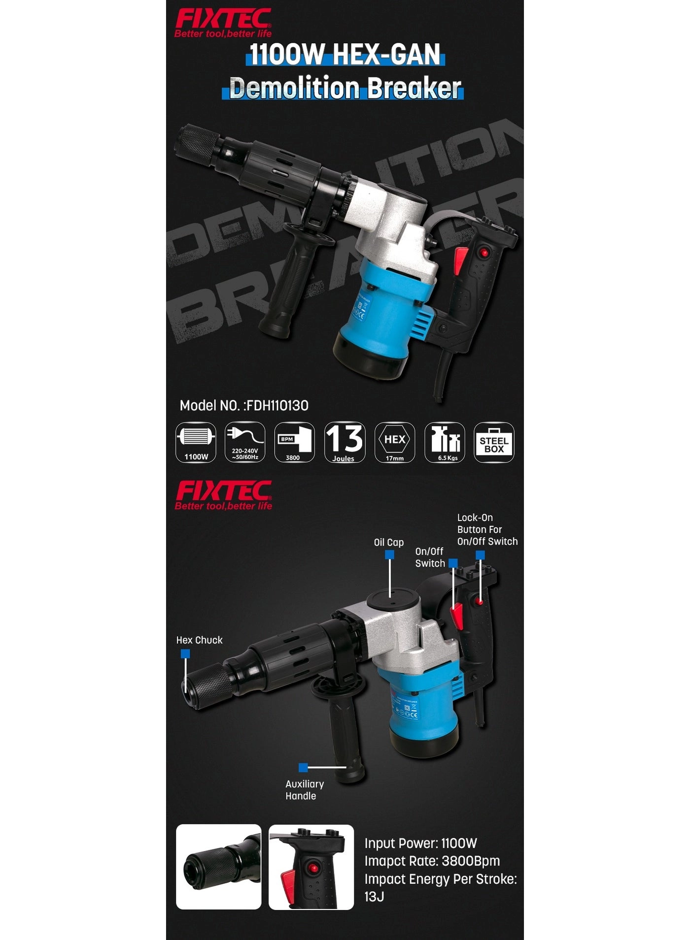 Demolition Breaker - 1100W