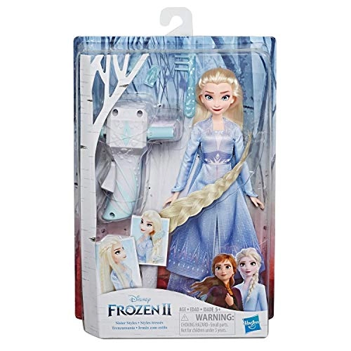 Elsa Fashion Doll - Extra-Long Blonde Hair Braiding Tool Ages 5+