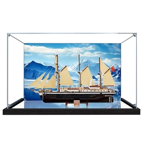 Acrylic Display Box for Lego 10335 Endurance Exploration Ship Model - Transparent Dustproof 85.09 x 29.97 x 50.04 cm