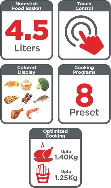 8-In-1 Digital Air Fryer AF4510-B5