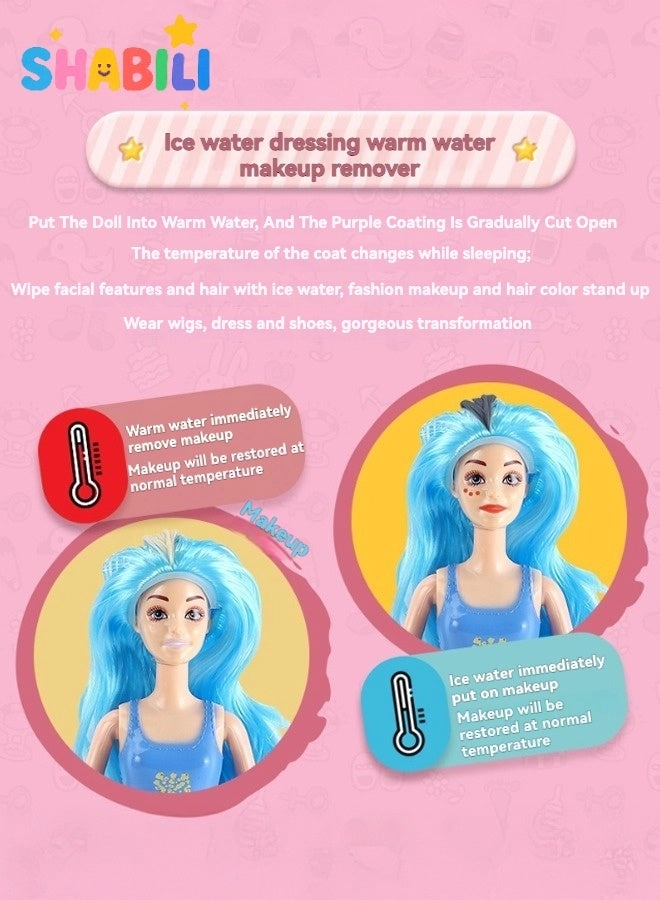 Blind Box Surprise Doll - Color Reveal Makeup Play Ages 3+