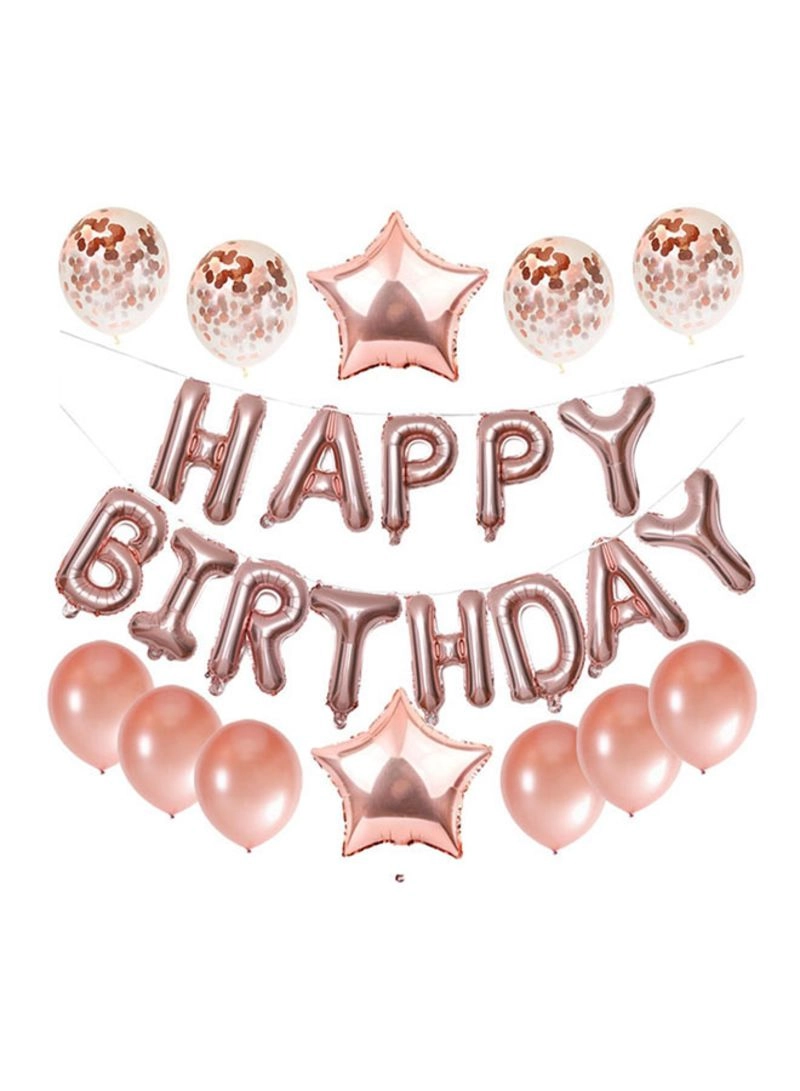 Decorative Foil Balloon - 25-Piece