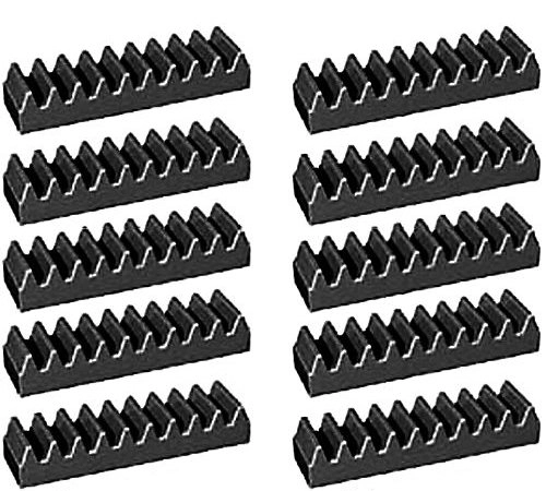 Technic Gear Rack 1x4 - 10x Black