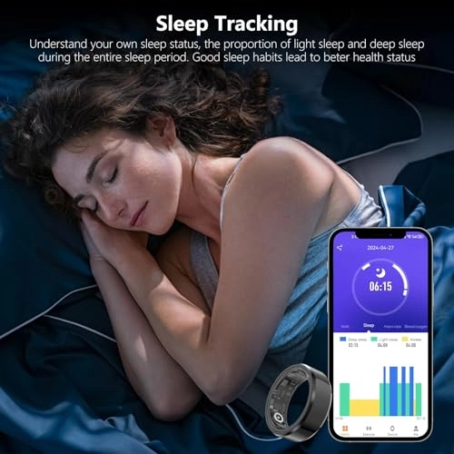 Smart Ring - Heart Rate Monitor IP68 Waterproof