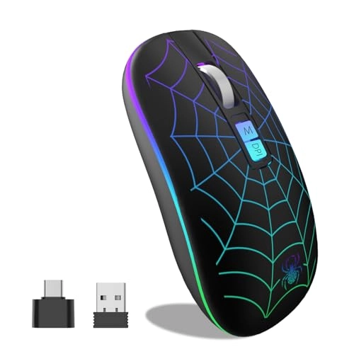 LED Slim Rechargeable Mouse - Wireless