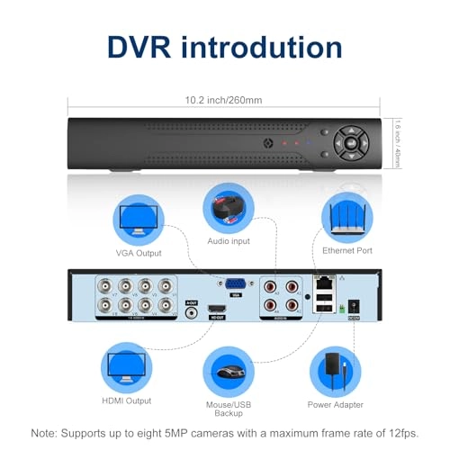 3K Lite DVR Recorder - 8 channels