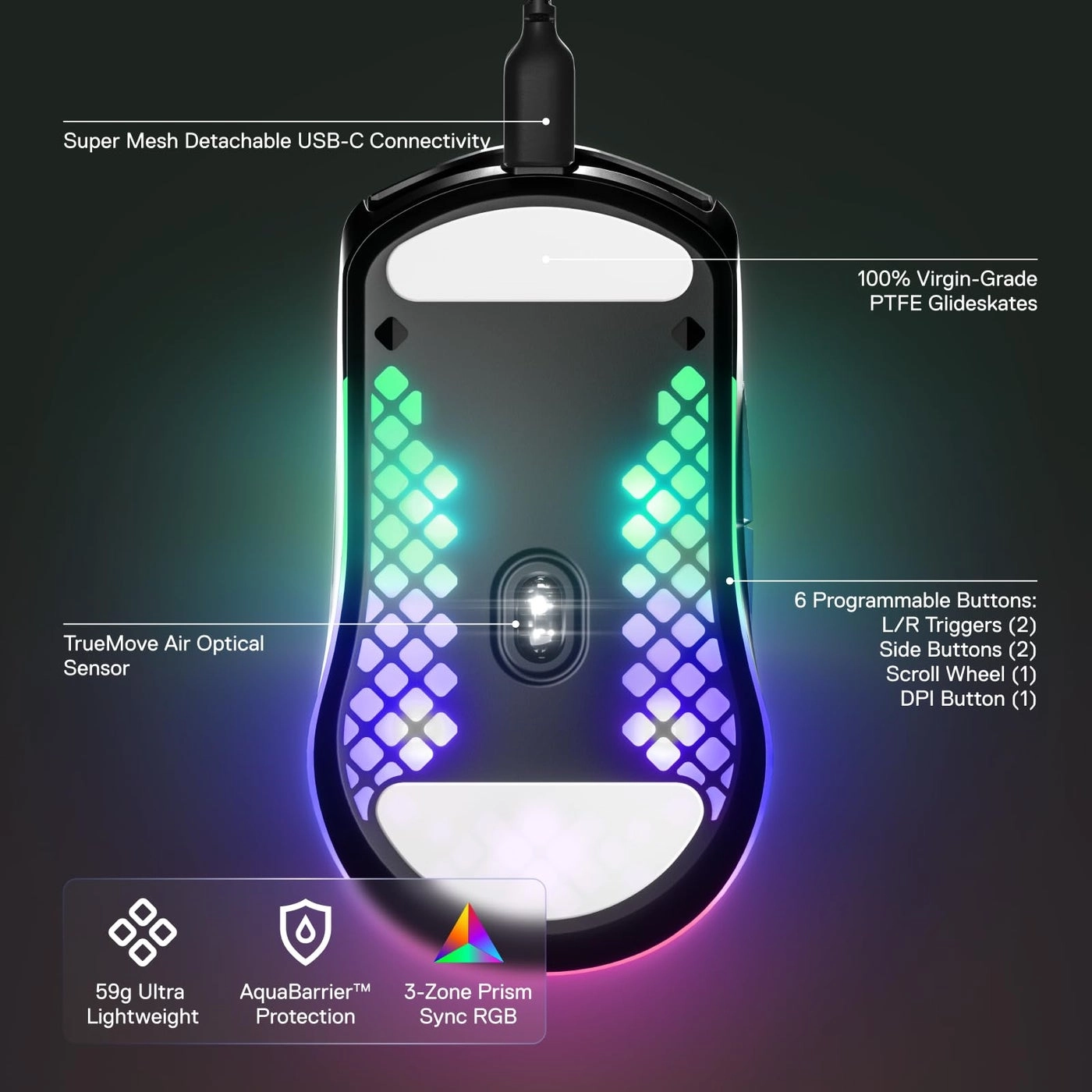 Aerox 3 Gaming Mouse - Wired