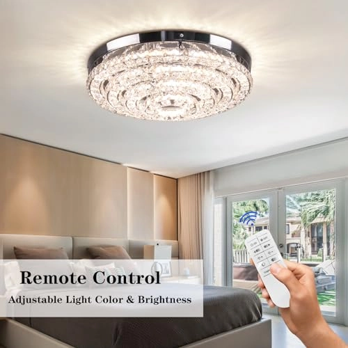 Crystal Chandelier - Dimmable