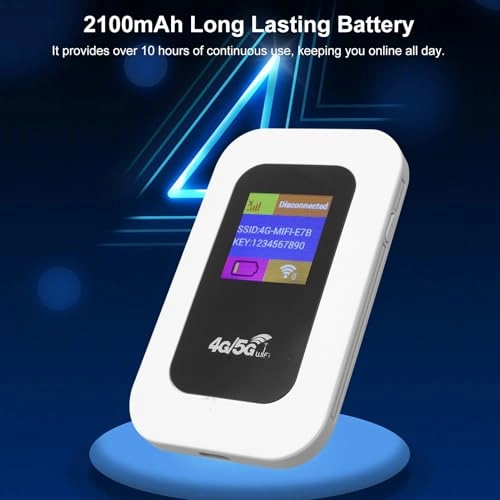 Mobile Hotspot - 4G WiFi6 2.4G/5.8G