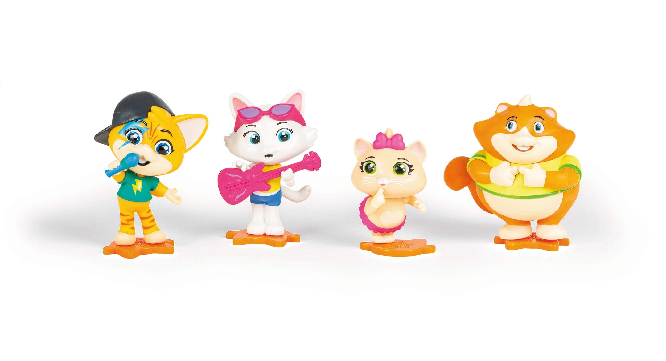 Smoby Lampo + Meatball + Pilou + Milady - 44 Cats (8 cm)