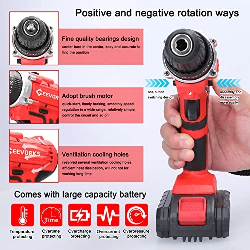 Electric Drill - 21V 1300mAh