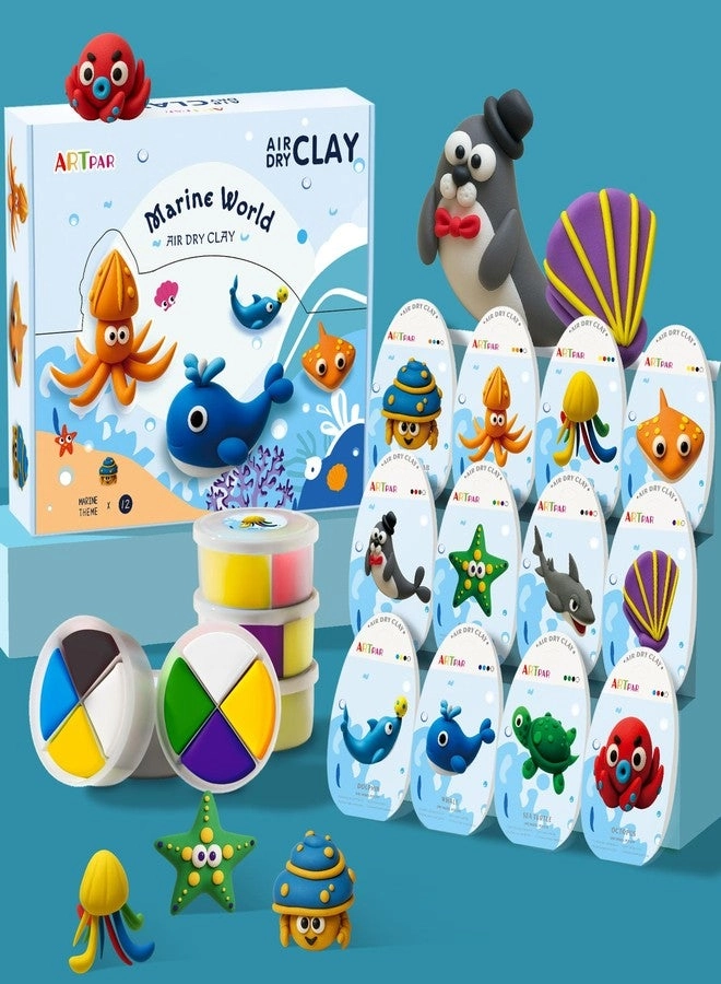ARTPAR Air Dry Clay Kit 12 pcs.