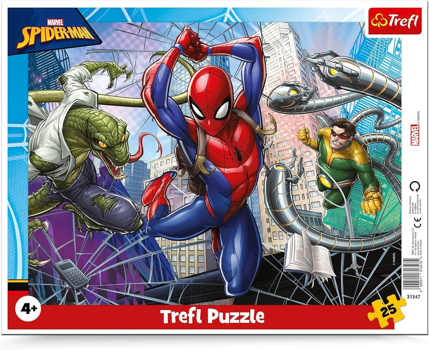Trefl Brave Spiderman Puzzle (5900511313475) - 25 pcs