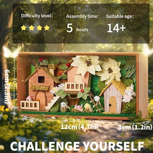 DIY Miniature Dollhouse Kit - Spring