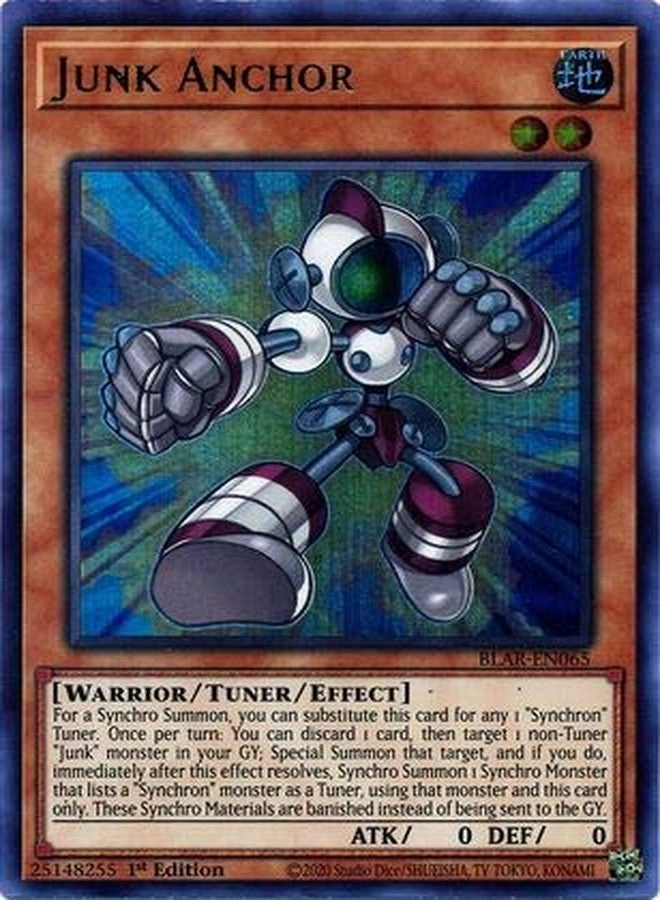 Yu-Gi-Oh! Junk Anchor BLAR-EN065 - 1st Edition