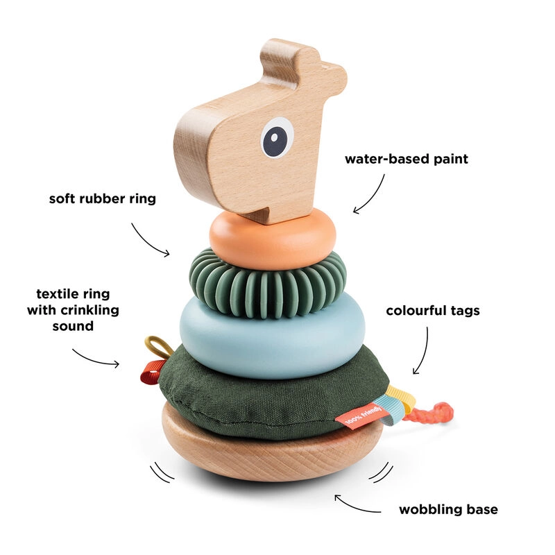 Stacking Tower Raffi - 12 months 1 pieces