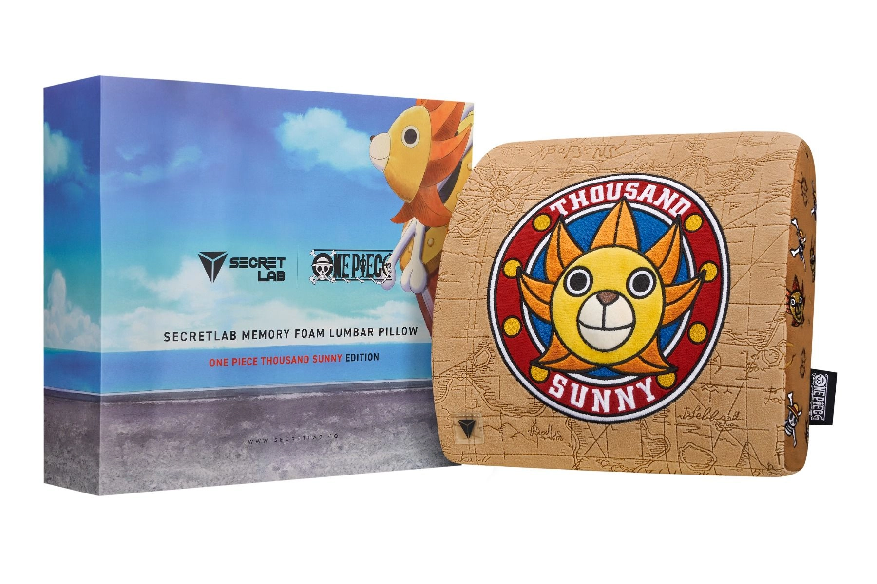 OMEGA Memory Lumbar Pillow - 34.5cm x 34.5cm Plush