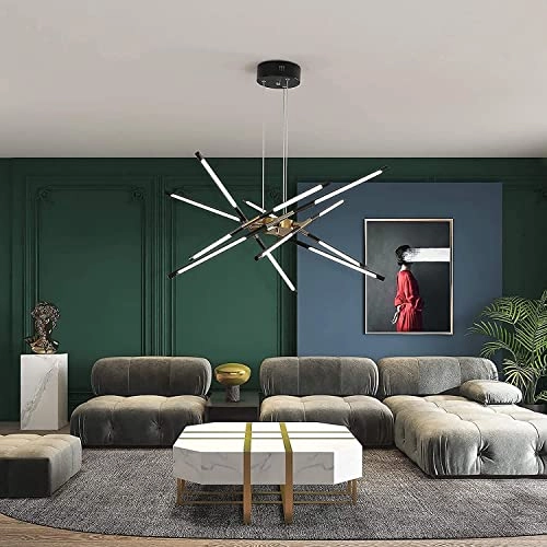 Modern Easy Chandeliers - 6/8/10/12 Lights Gold