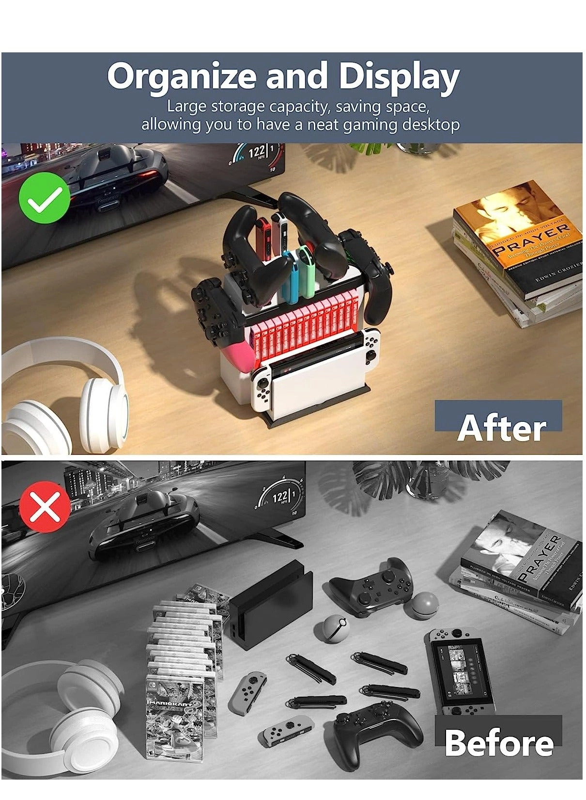 Switch Games Organizer Station - Switch OLED