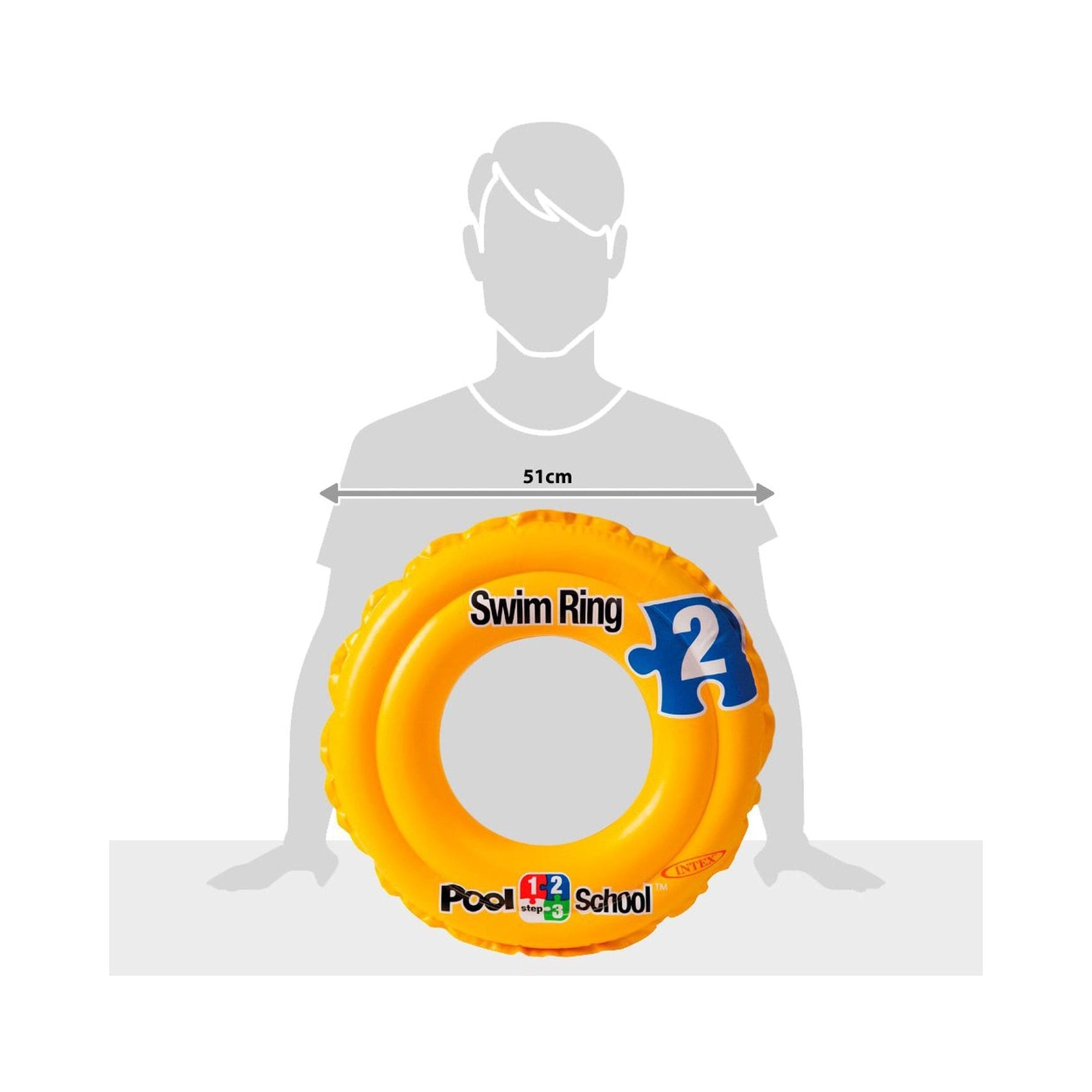 School Step 2 Deluxe Swim Ring - 51cm
