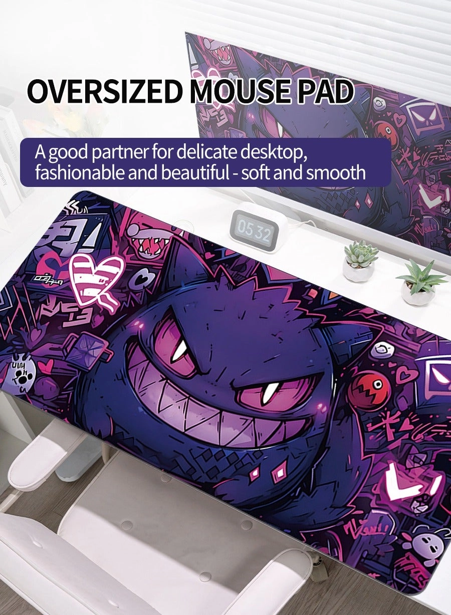 Anime Large Rubber Gaming Mouse Pad - 80x30 cm