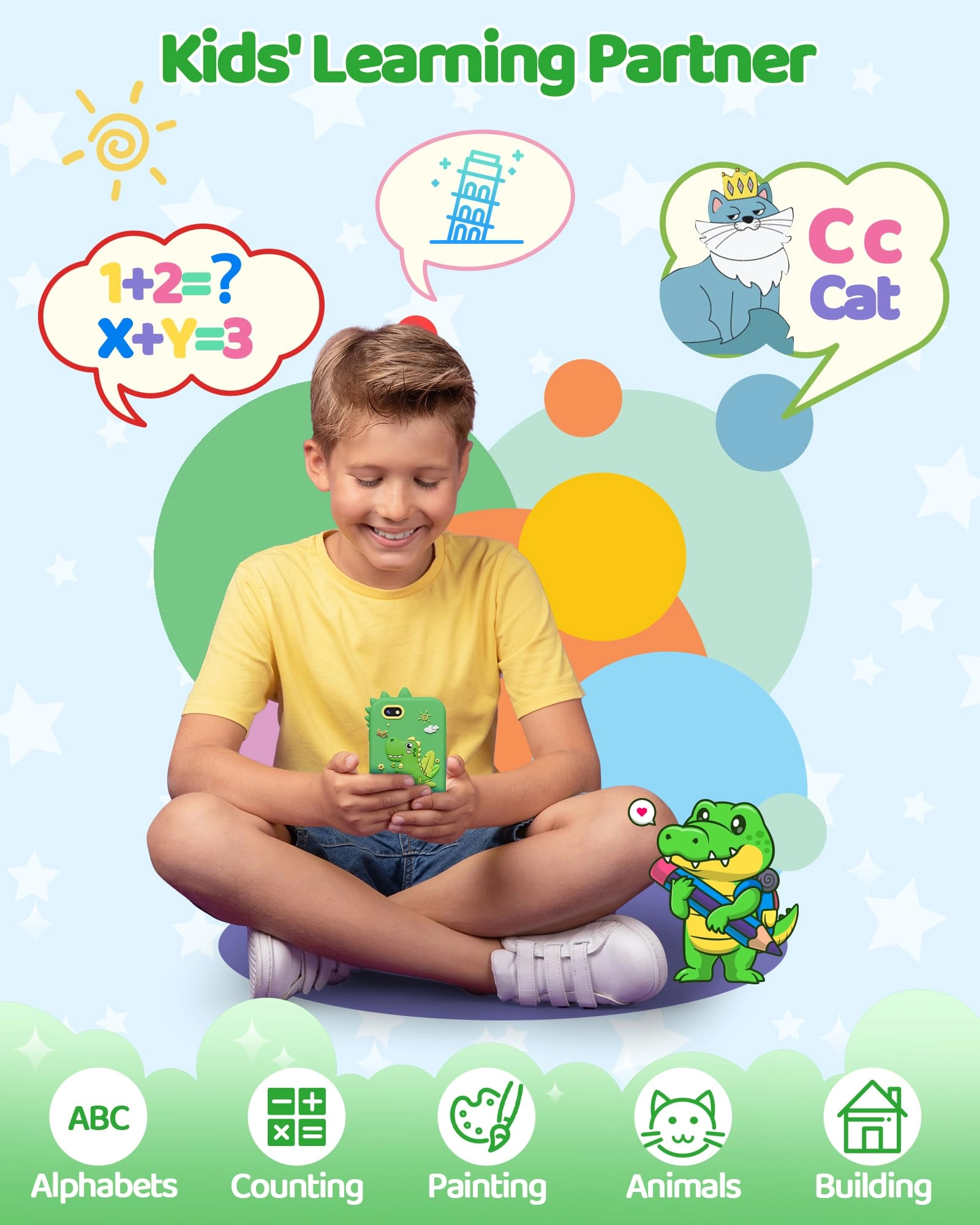 Kids Smart Phone Toys - 3 years+ Dinosaur