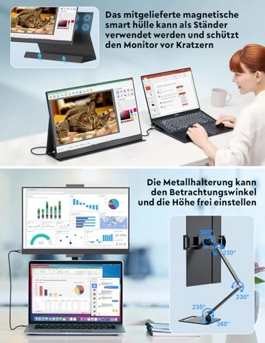 Portable Monitor - FHD 15.6 inch