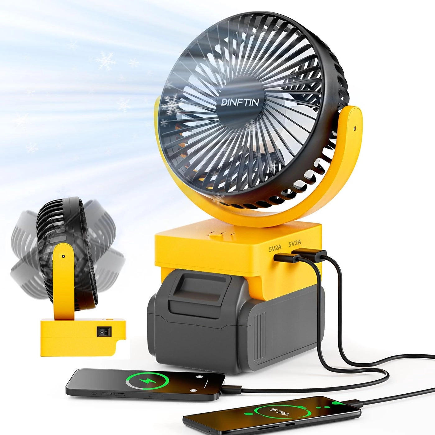 Powered Cordless Fan