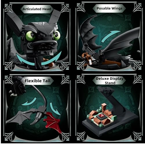 Toothless Dragon - 408 pcs
