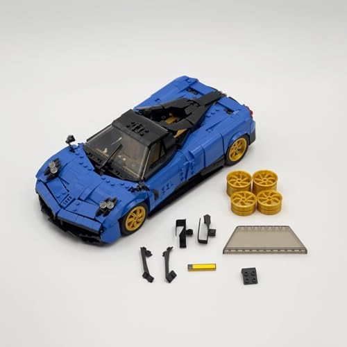 Supercar Clamping Building Blocks Construction Kit - 979 pcs