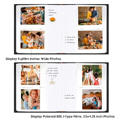 Instax Wide 120 Pockets Linen Photo Album
