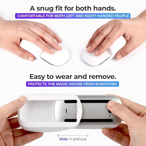 Magic Mouse Grip - Compatible with Magic Mouse 2 White