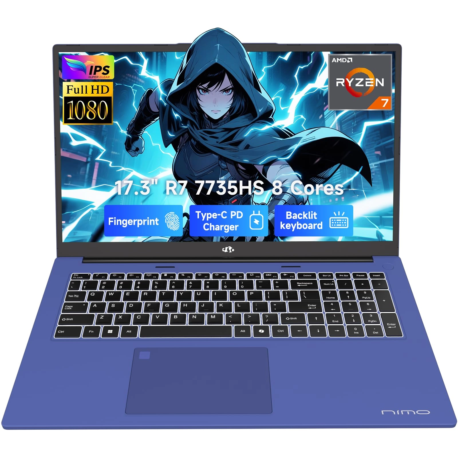 Nimo N175B N175 - 17.3'' Ryzen 9-8945HS 32GB DDR5 1TB SSD